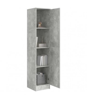 vidaXL Highboard Concrete Grey 35 x 39 x 168 cm
