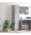 vidaXL Highboard Grey Sonoma 35 x 39 x 168 cm