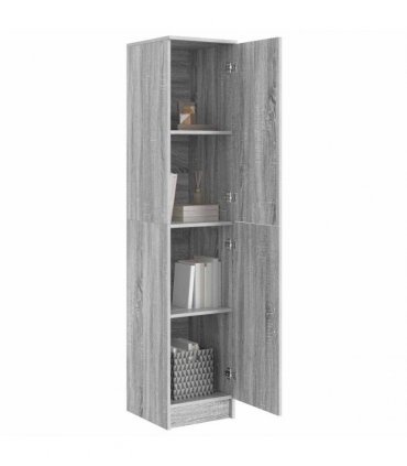 vidaXL Highboard Grey Sonoma 35 x 39 x 168 cm