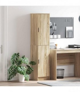 vidaXL Highboard Sonoma Oak 35 x 39 x 168 cm