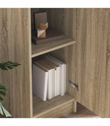 vidaXL Highboard Sonoma Oak 35 x 39 x 168 cm