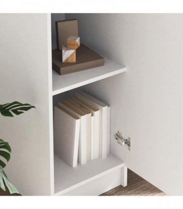 vidaXL Highboard White 35 x 39 x 168 cm