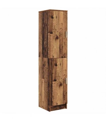 vidaXL Highboard Old Wood 35 x 39 x 168 cm