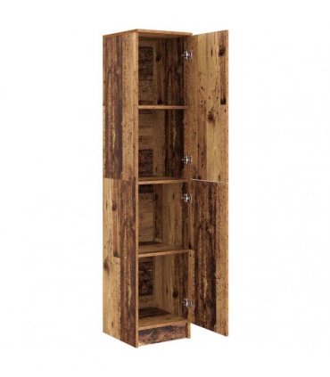 vidaXL Highboard Old Wood 35 x 39 x 168 cm