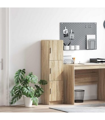 vidaXL Highboard Sonoma Oak 31.5 x 32 x 122.5 cm