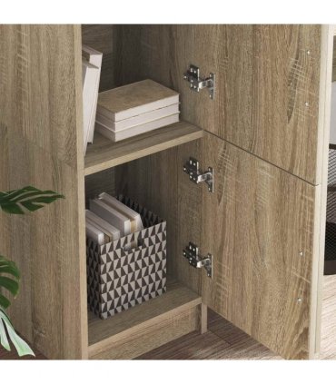 vidaXL Highboard Sonoma Oak 31.5 x 32 x 122.5 cm