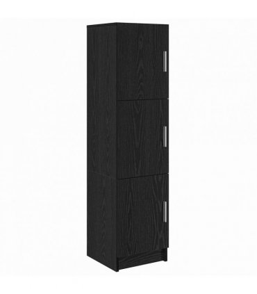 vidaXL Highboard Black Oak 31.5 x 32 x 122.5 cm