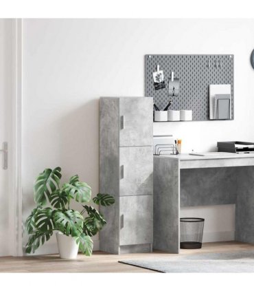 vidaXL Highboard Concrete Grey 31.5 x 32 x 122.5 cm
