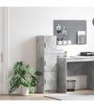vidaXL Highboard Concrete Grey 31.5 x 32 x 122.5 cm