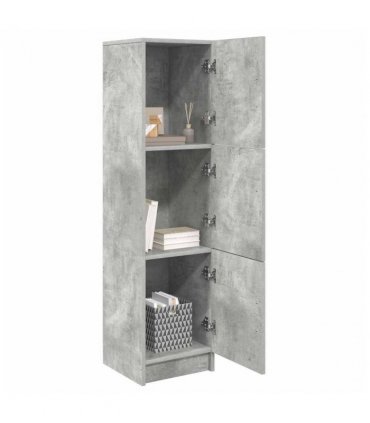 vidaXL Highboard Concrete Grey 31.5 x 32 x 122.5 cm