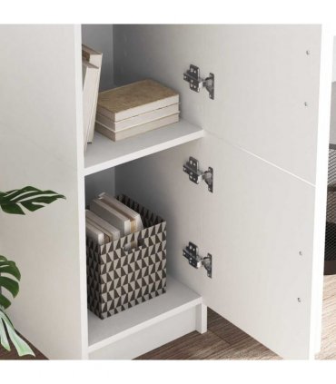 vidaXL Highboard White 31.5 x 32 x 122.5 cm