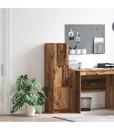 vidaXL Highboard Old Wood 31.5 x 32 x 122.5 cm