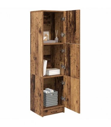 vidaXL Highboard Old Wood 31.5 x 32 x 122.5 cm