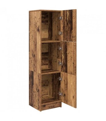 vidaXL Highboard Old Wood 31.5 x 32 x 122.5 cm