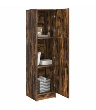 vidaXL Highboard Smoked Oak 31.5 x 32 x 122.5 cm
