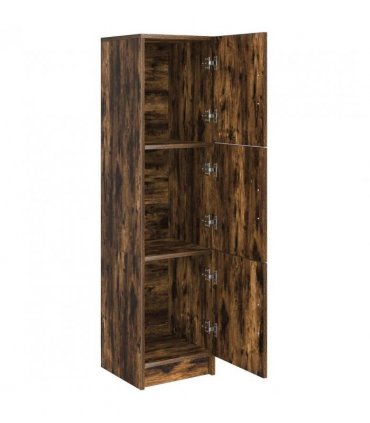 vidaXL Highboard Smoked Oak 31.5 x 32 x 122.5 cm