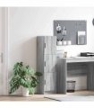 vidaXL Highboard Grey Sonoma 31.5 x 32 x 122.5 cm