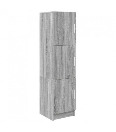 vidaXL Highboard Grey Sonoma 31.5 x 32 x 122.5 cm
