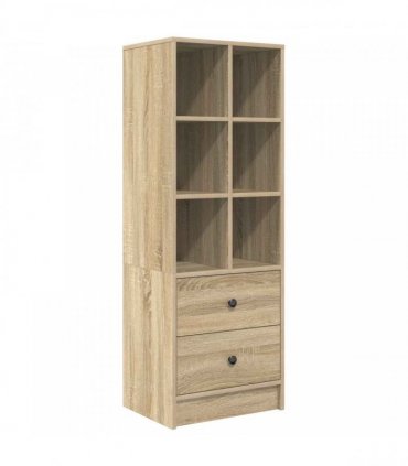 vidaXL Highboard with Drawer Sonoma Oak 45.5 x 34 x 127 cm