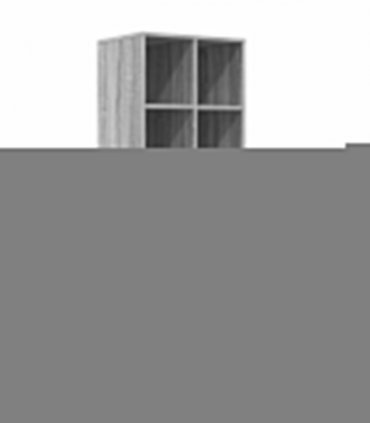 vidaXL Highboard with Drawer Grey Sonoma 45.5 x 34 x 127 cm