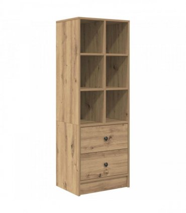 vidaXL Highboard with Drawer Artisan Oak 45.5 x 34 x 127 cm