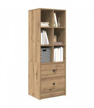 vidaXL Highboard with Drawer Artisan Oak 45.5 x 34 x 127 cm