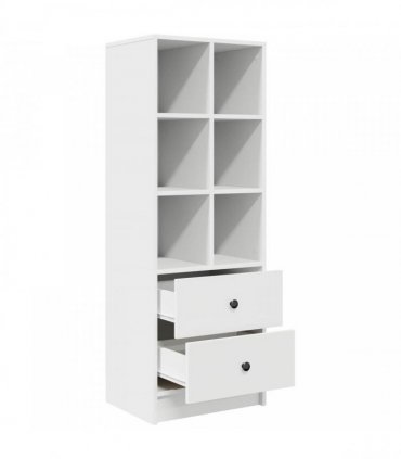 vidaXL Highboard with Drawer White 45.5 x 34 x 127 cm