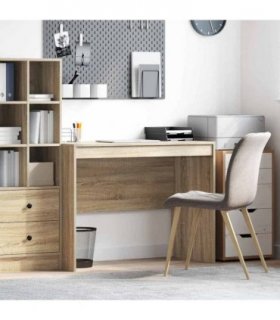 vidaXL Desk Sonoma Oak 100 x 50 x 76 cm