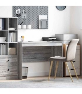 vidaXL Desk Grey Sonoma 100 x 50 x 76 cm