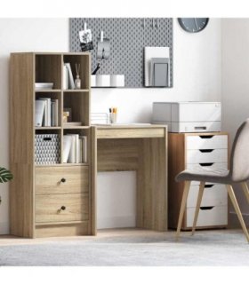vidaXL Desk Sonoma Oak 60 x 40 x 76 cm