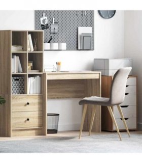 vidaXL Desk Sonoma Oak 80 x 40 x 76 cm