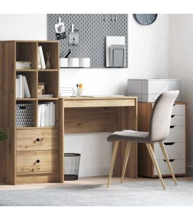 vidaXL Desk Artisan Oak 80 x 40 x 76 cm
