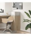 vidaXL Sideboard with Drawer Sonoma Oak 38 x 34 x 75 cm