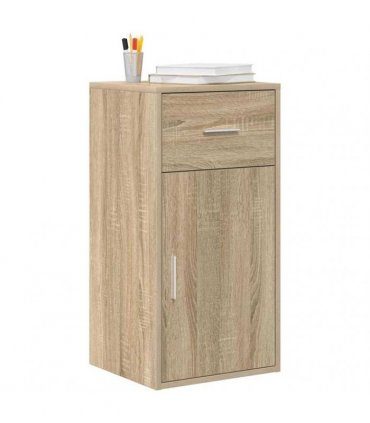 vidaXL Sideboard with Drawer Sonoma Oak 38 x 34 x 75 cm