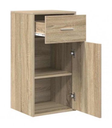 vidaXL Sideboard with Drawer Sonoma Oak 38 x 34 x 75 cm