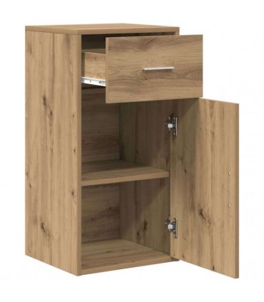 vidaXL Sideboard with Drawer Artisan Oak 38 x 34 x 75 cm