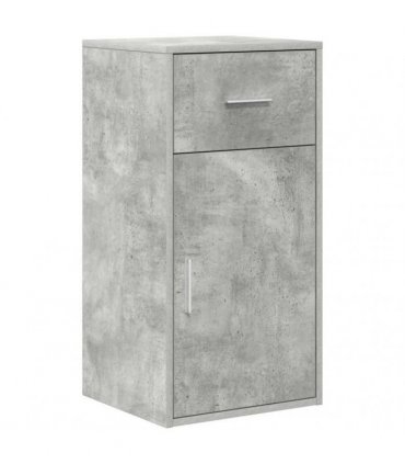 vidaXL Sideboard with Drawer Concrete Grey 38 x 34 x 75 cm