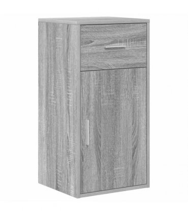 vidaXL Sideboard with Drawer Grey Sonoma 38 x 34 x 75 cm