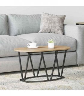 vidaXL Coffee Table Artisan Oak 80 x 40 x 40.5 cm