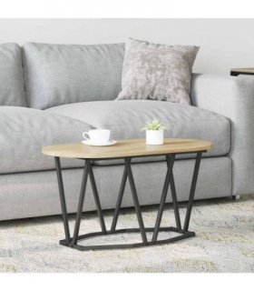 vidaXL Coffee Table Sonoma Oak 80 x 40 x 40.5 cm