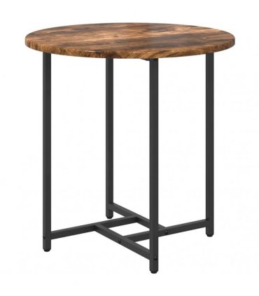 vidaXL Side Table Set 2 pcs Smoked Oak and Black