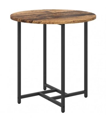 vidaXL Side Table Set 2 pcs Old Wood and Black