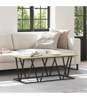 vidaXL Coffee Table Sonoma Oak 100 x 50 x 40 cm