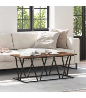 vidaXL Coffee Table Smoked Oak 100 x 50 x 40 cm