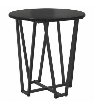 vidaXL Side Table Set 2 pcs Black Oak — V0672062526