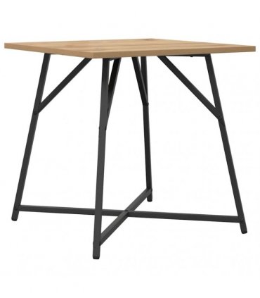 vidaXL Side Table Set 2 pcs Artisan Oak and Black — V0672062533