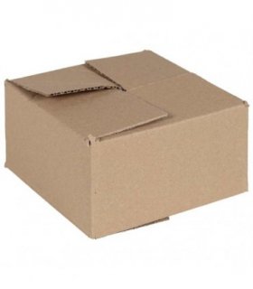 vidaXL Folding Box 50 pcs Natural 15 x 15 x 8 cm Cardboard