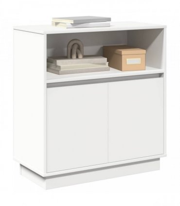 vidaXL LED Sideboard White 71 x 34.5 x 75 cm Engineered Wood