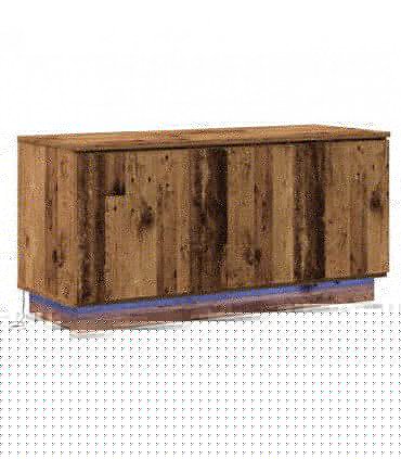 vidaXL TV Cabinet Old Wood 100 x 38 x 49 cm Engineered Wood