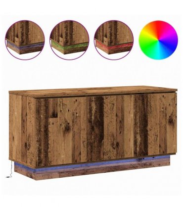 vidaXL TV Cabinet Old Wood 100 x 38 x 49 cm Engineered Wood